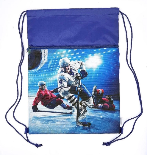 Zak voor gymschoenen CONCORDE ijshockey, blauw