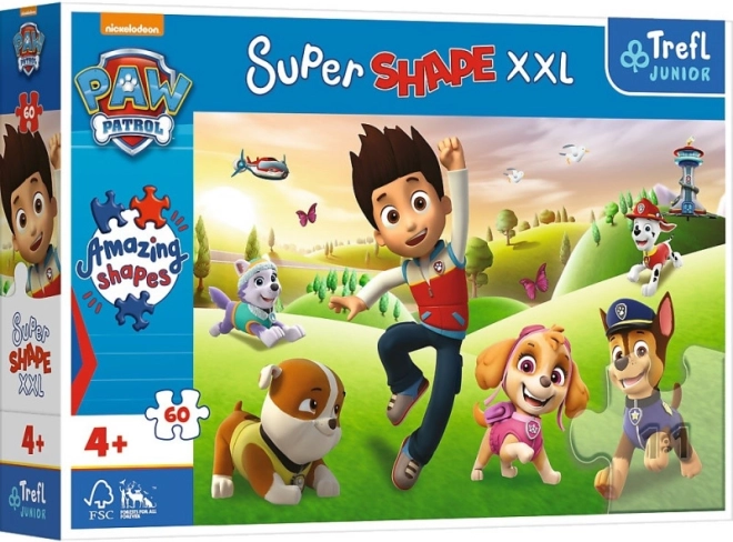 Puzzel Paw Patrol 60 XXL Super Shape
