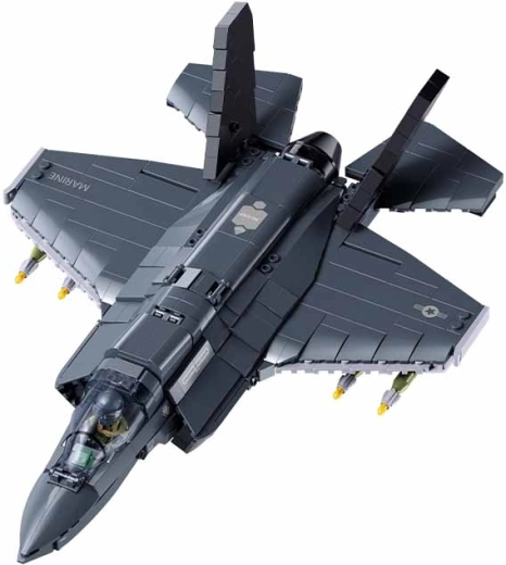 Sluban Model Bricks straaljager F-35B op schaal 1:44