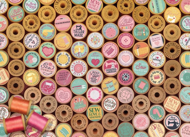 Puzzel Gelukkig Borduren 1000 stukjes COBBLE HILL