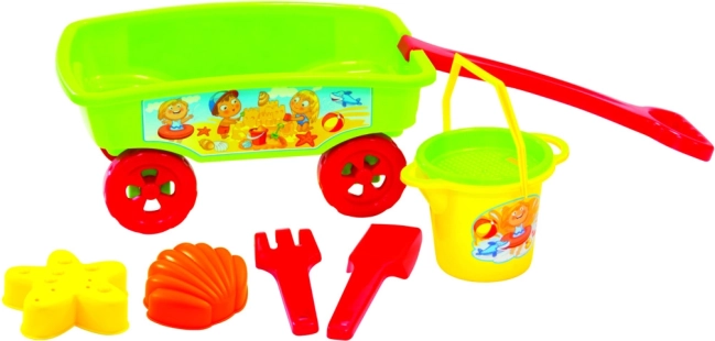 Wagentje met zandset