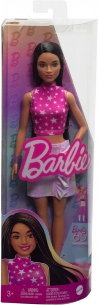 Barbie Fashionistas pop met roze top met sterren
