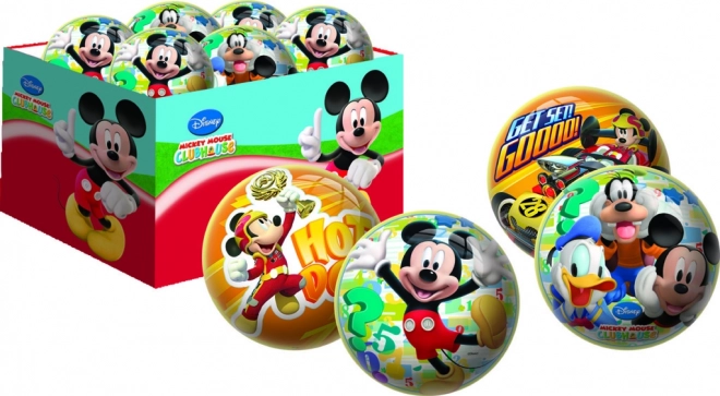 Rubberen bal met Disney Mickey Mouse-motief 15 cm