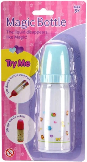Magische babyfles met verdwijnende melk voor pop 14,5 cm - 1 stuk