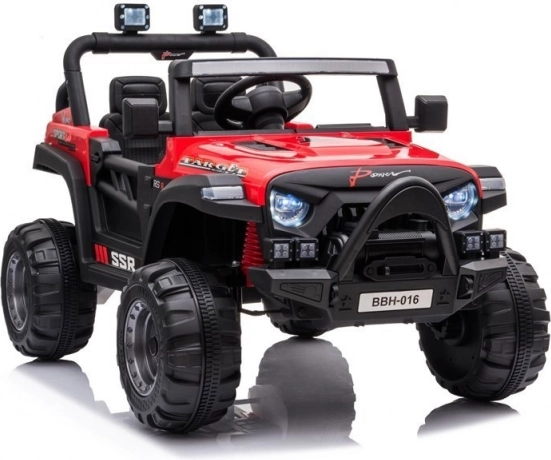 Kinder accu-terreinwagentje – rood