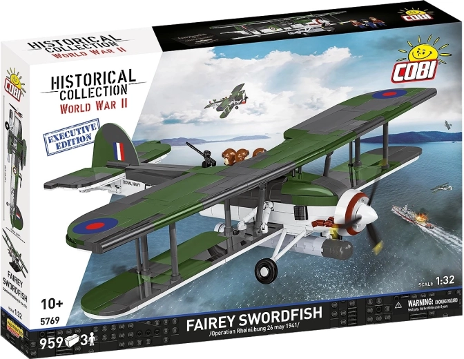 COBI bouwset Fairey Swordfish Executive Edition – 959 onderdelen
