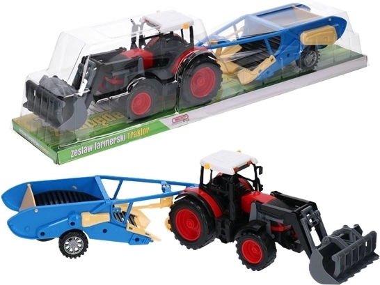 Tractor met landbouwaccessoires Gazelo