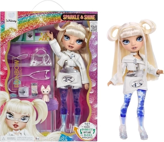 Rainbow High Sparkle & Shine white – verzamelmodepop met sprankelend effect