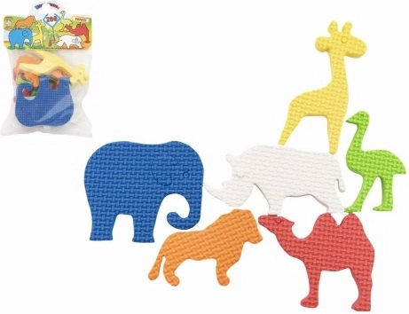 Teddies waterstickers dierentuin – set van 6 stuks