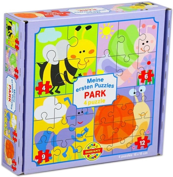Puzzel Vervoermiddelen 4-in-1 van Dohány