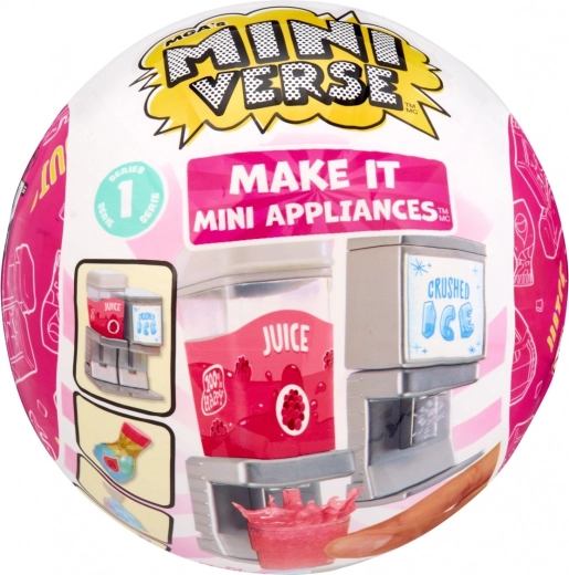 MGA’s Miniverse Make It Mini Appliances – mini drank- en ijsdispenser (blind box) - 1 stuk