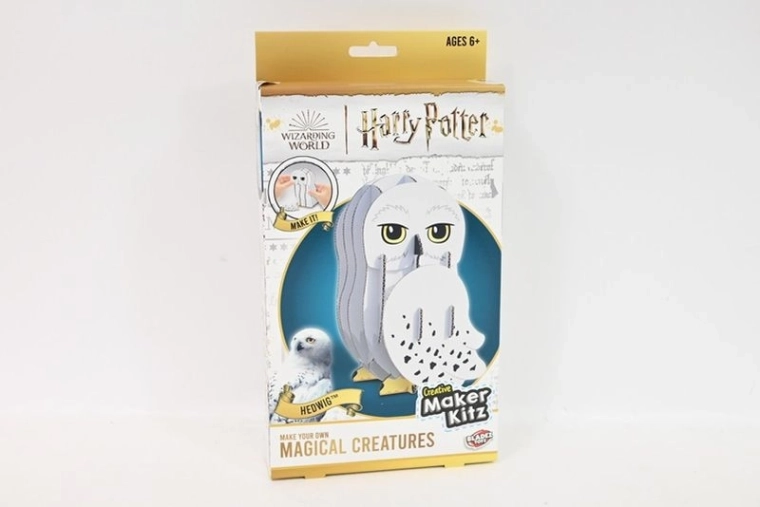 Bladez Harry Potter bouwset kartonnen figuurtje van Hedwig