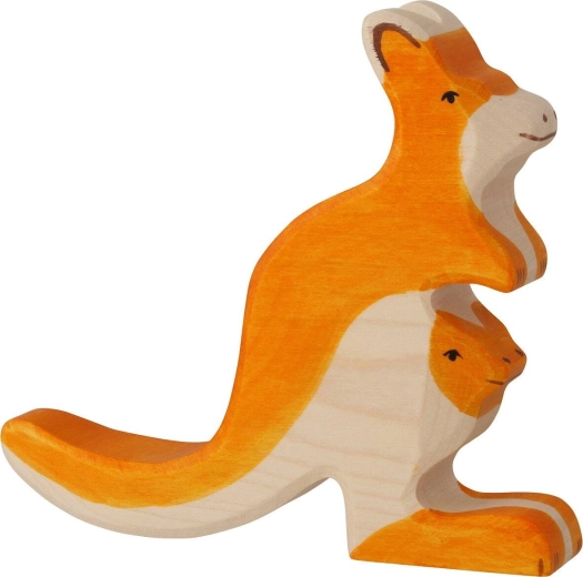Holztiger kangoeroe met jong - 1 stuk
