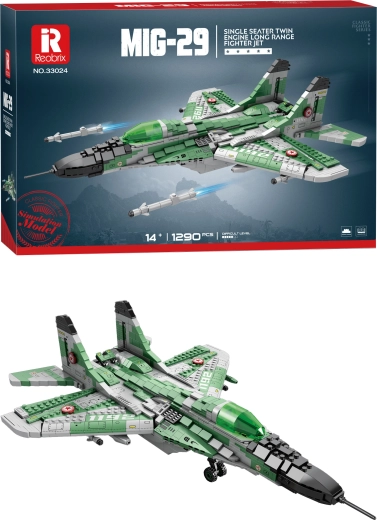 Bouwset gevechtsvliegtuig MiG-29 (1290 onderdelen)