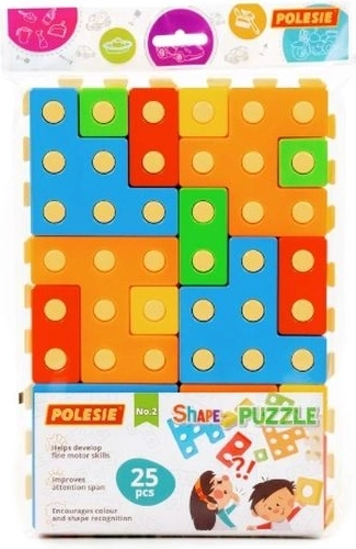 Educatieve puzzel ‘Legpuzzel nr. 2’ (25 stukjes) in zakje