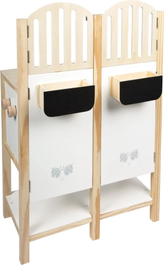 Houten stal voor hobbypaarden small foot voor 2 paardjes