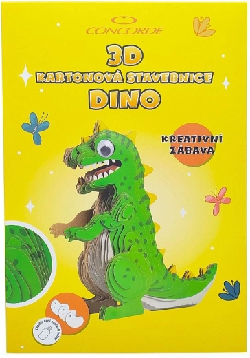 3D kartonnen bouwpakket dinosaurus