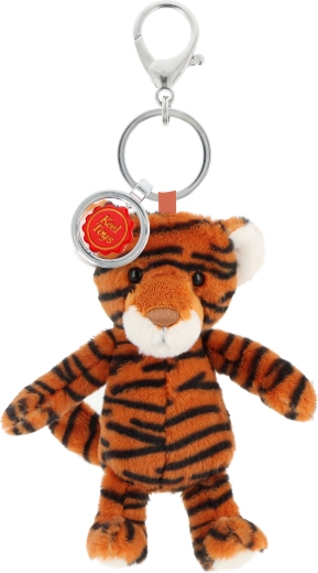 Keeleco pluchen hanger Tijger uit de collectie Magische wereld 14 cm