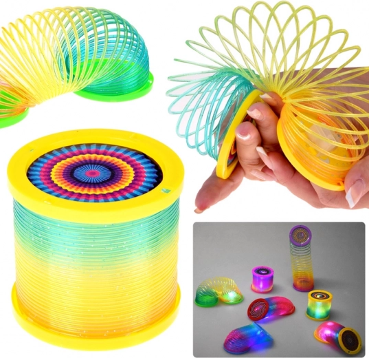 Regenboogveer DISCO 2-in-1 met LED-verlichting en projector