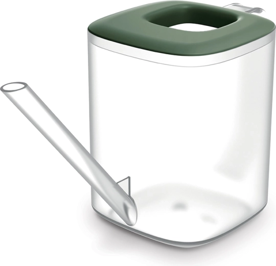 Gieter Tubi 1 l – transparant, donkergroen