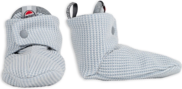 Lodger katoenen slofjes Ciumbelle blue fogg 3–6 maanden