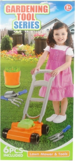 Tuinset met grasmaaier en accessoires voor kinderen