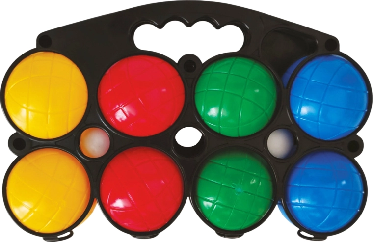 Plastic petanqueballen - 8 stuks