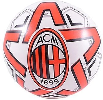 Brother voetbal A.C. Milan 23 cm gecertificeerd rood-wit