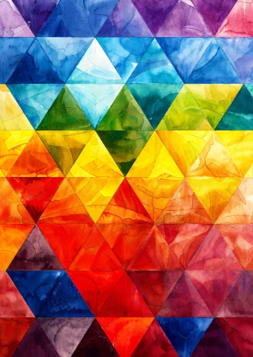 Enjoy Puzzle Driehoekige harmonie 1000 stukjes