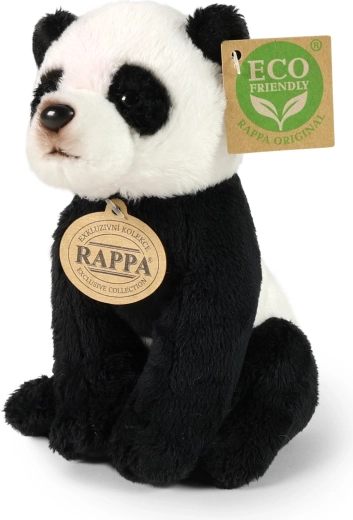 Pluchen zittende pandabeer Eco-Friendly 15 cm