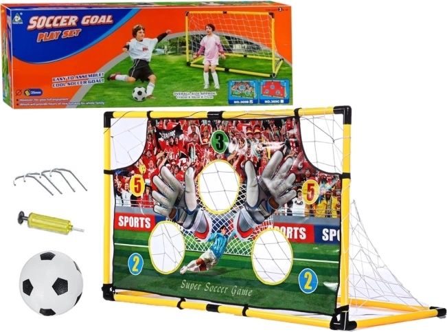 Kinder voetbaldoel met net