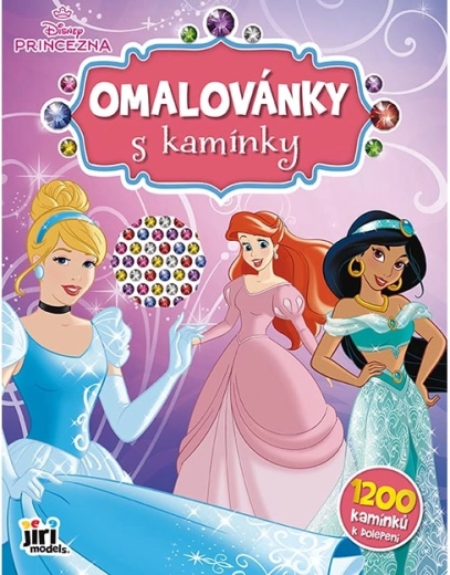Kleurplaten met steentjes Disney prinsessen - 1 stuk