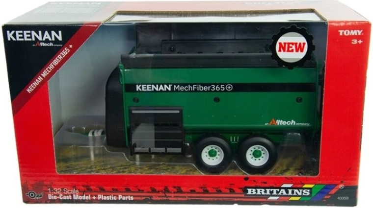 Britains Keenan Mech Fibre 365 aanhanger op schaal 1:32