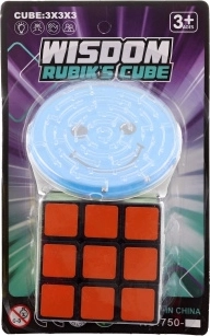 Opvouwbare kubus en puzzeldoolhof