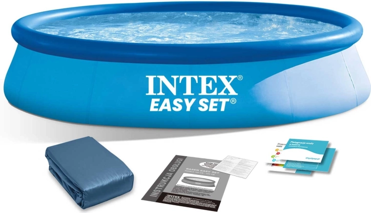 Tuinopzetzwembad 305 × 76 cm met afdekzeil INTEX