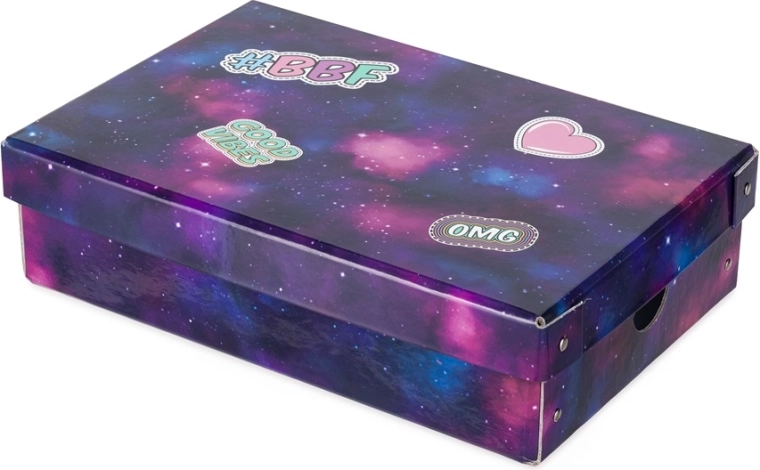 Kleine gelamineerde doos met deksel