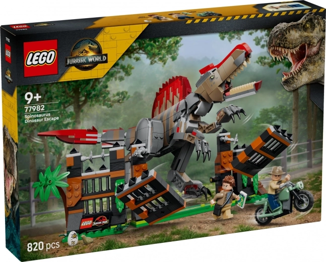 LEGO Jurassic World ontsnapping aan de spinosaurus 77982