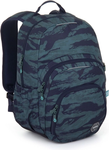 Camouflage studentenrugzak Topgal Skye