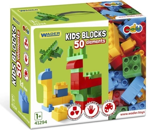 Bouwset Kids Blocks 50 stukjes