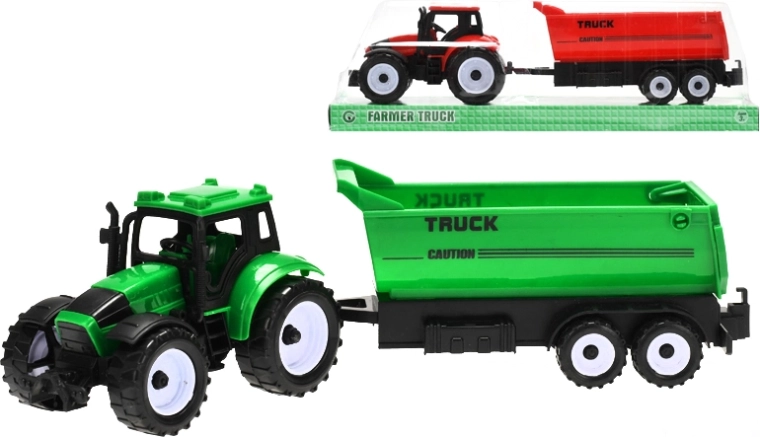 Tractor met aanhanger op vliegwiel, 29 cm