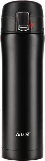 Thermosfles NILS Camp, 430 ml, zwart