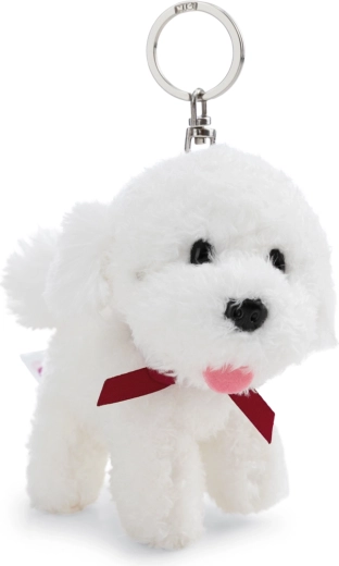 Nici sleutelhanger pluche bichon 10 cm