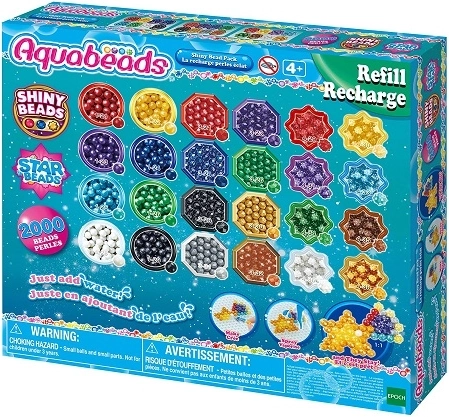 Aquabeads glinsterende navulkralen