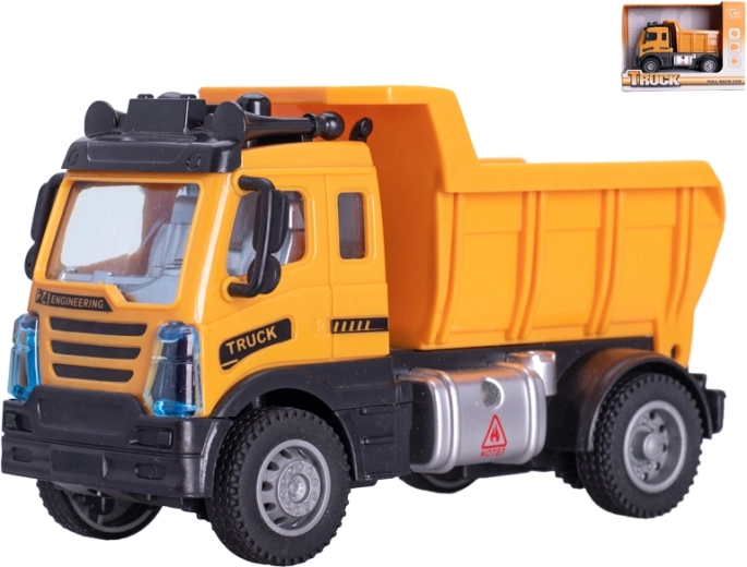 Bouwkiepwagen 13 cm met terugtrekmotor