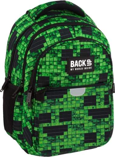 Schoolrugzak BackUP Slinker groen 24 l