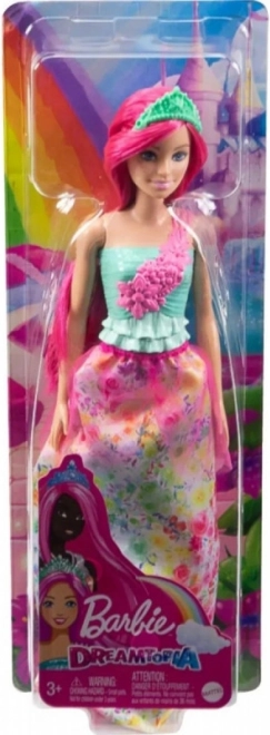 Barbie Dreamtopia-pop met frambooskleurig haar