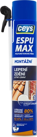 Montage- en lijmende PU-schuim 750 ml CEYS
