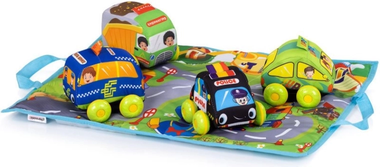 Chipolino speelkleed 2-in-1 met zachte autootjes