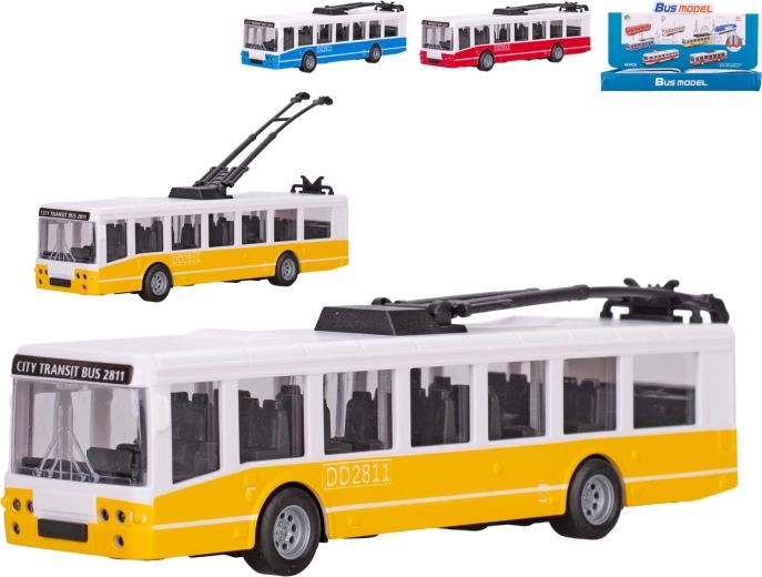 Trolleybus met terugtrekmechanisme 17 cm