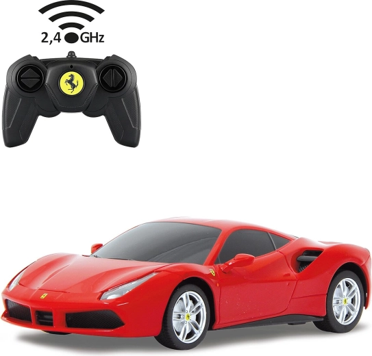 Jamara Ferrari 488 GTB rc-auto 1:24 rood 2,4 GHz - 1 stuk